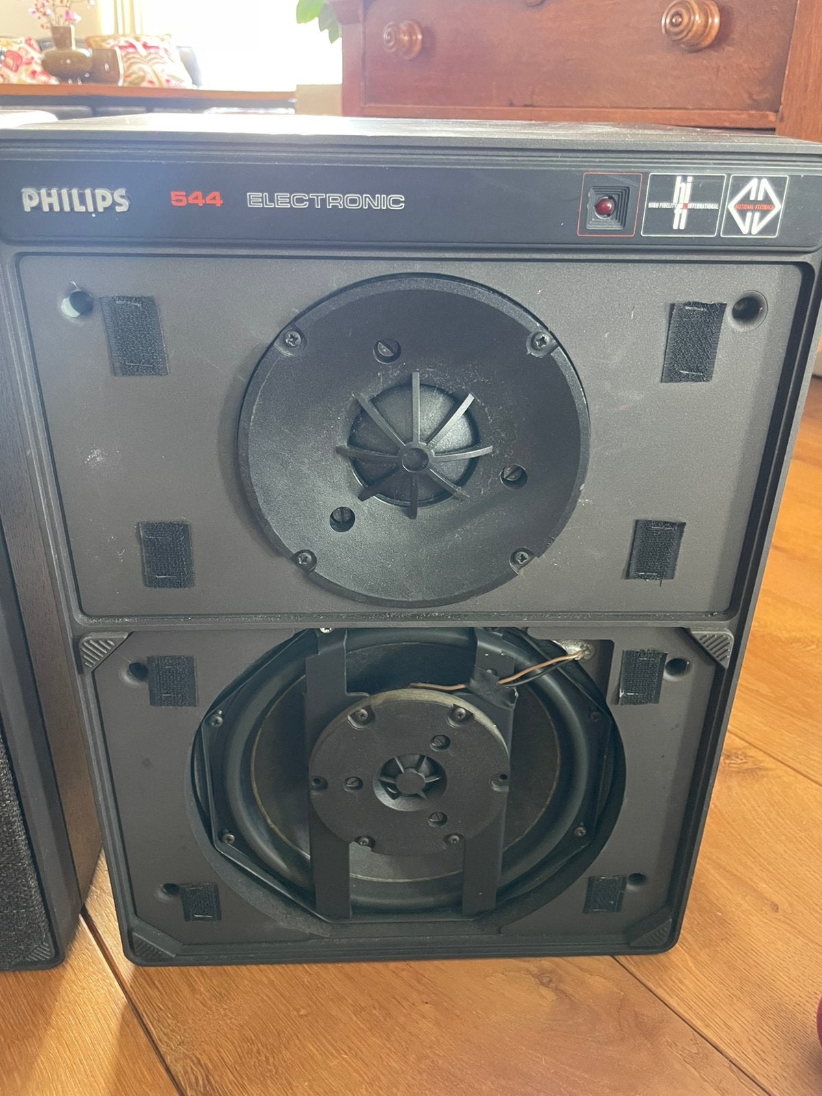 Philips MFB actieve speakers met pre amp, Ophalen, Philips, Zo goed als nieuw, Minder dan 60 watt