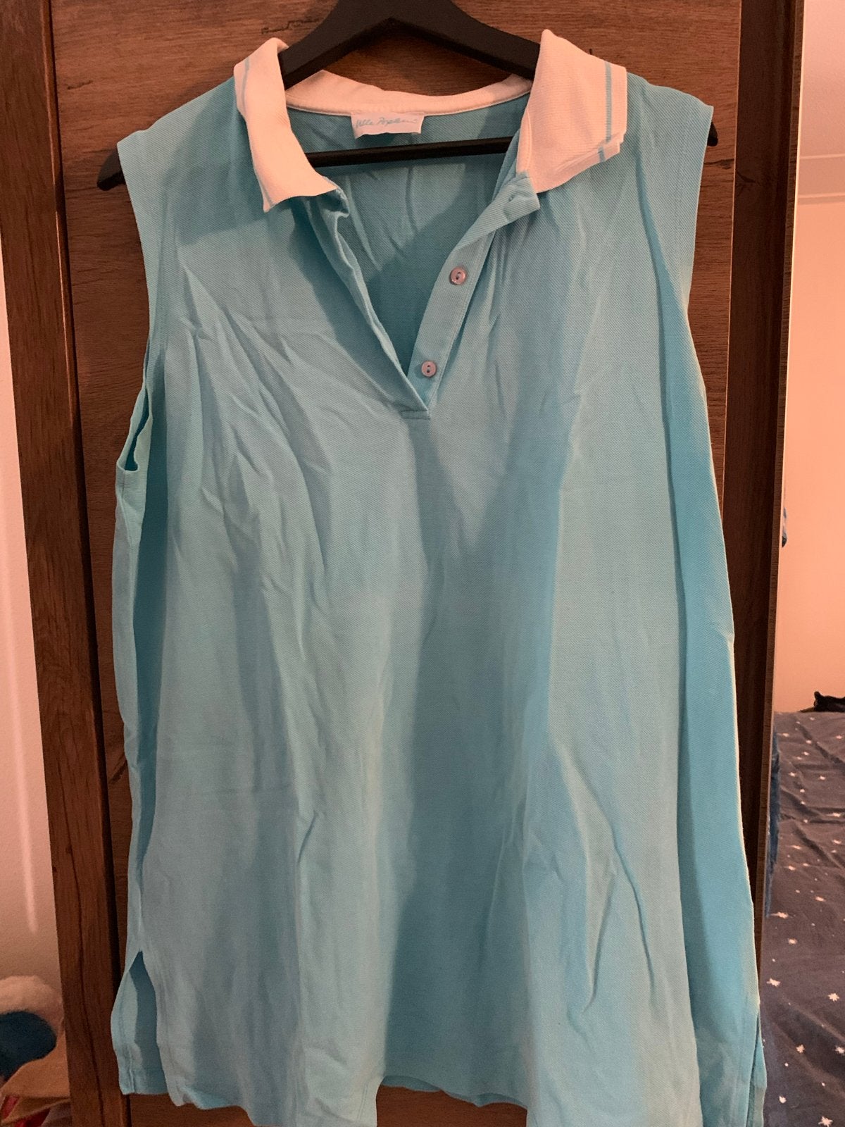 Sportshirt/shirt ulla popken, Blauw, Maat 42/44 (L), Ophalen of Verzenden, Zo goed als nieuw