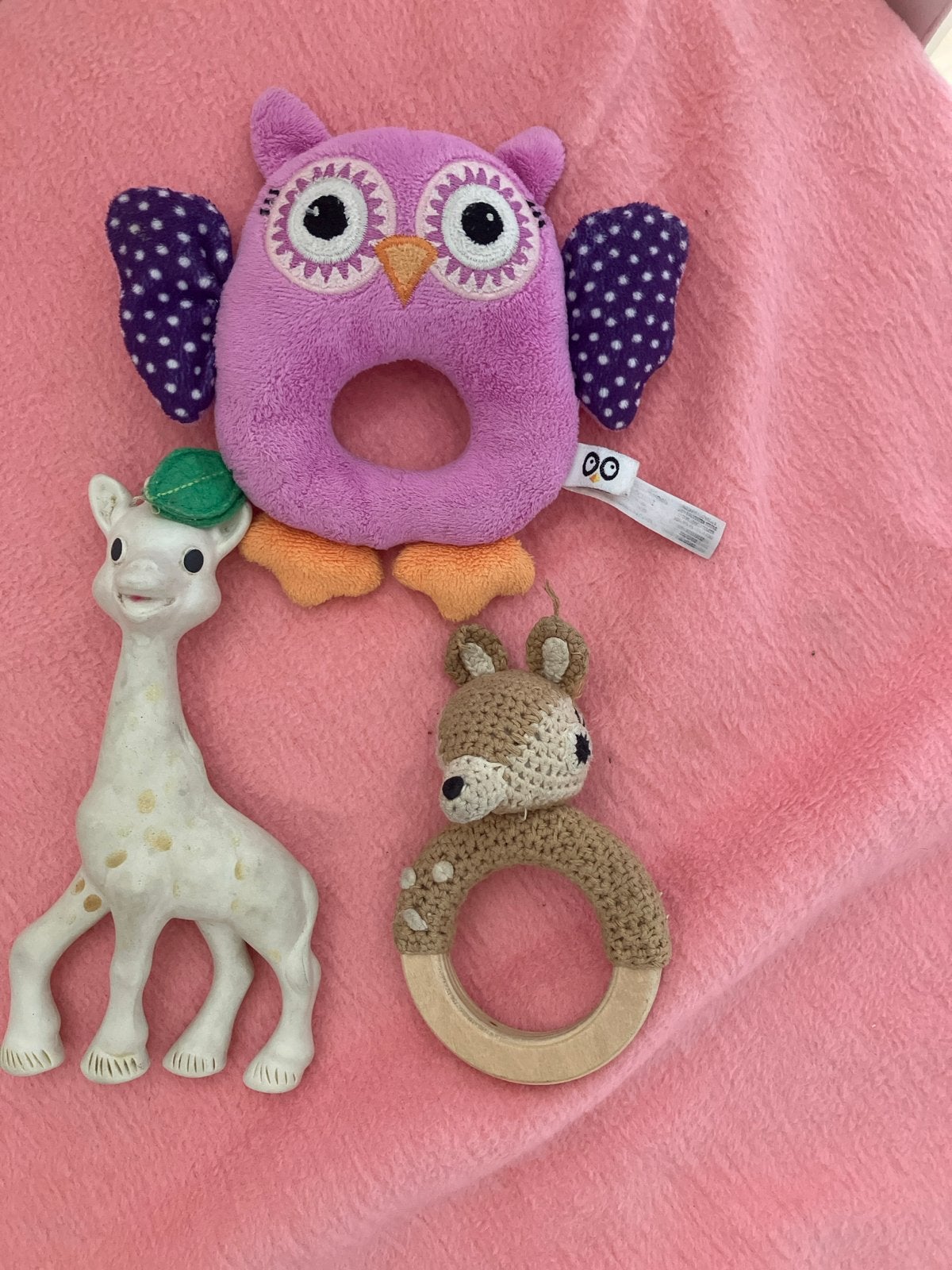 Babyspeelgoed set: Sophie de Giraf, Little Dutch, rammelaar, Ophalen of Verzenden, Zo goed als nieuw, Rammelaar