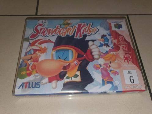 Snowboard Kids N64 Game Case, Verzenden, 1 speler, Zo goed als nieuw, Vanaf 3 jaar
