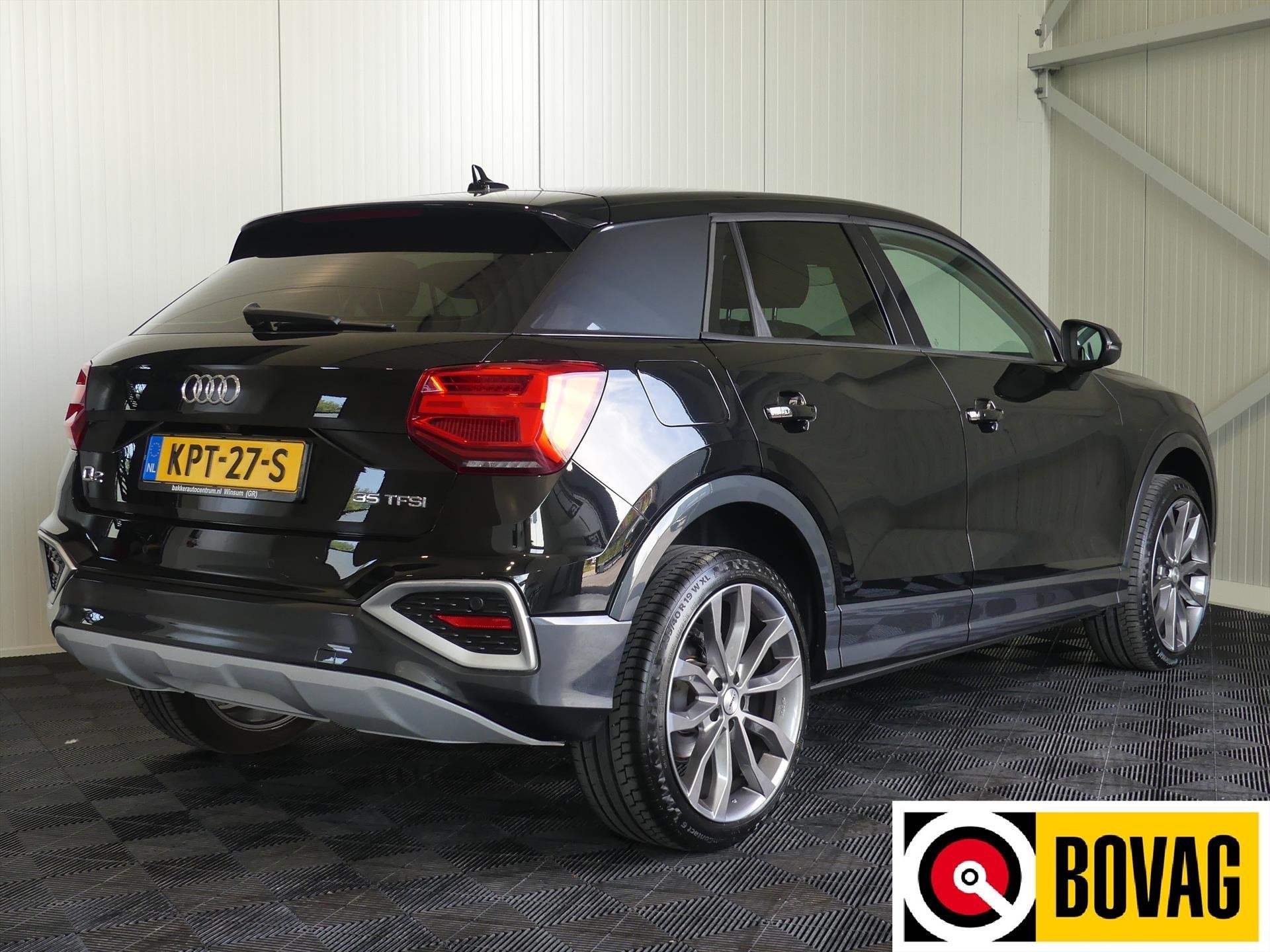 Audi Q2 35 TFSI 150PK PRESTIGE AUTOMAAT CAMERA/ADAP.CRUISE/E, 12 maanden, 4 cilinders, Zwart, Bedrijf