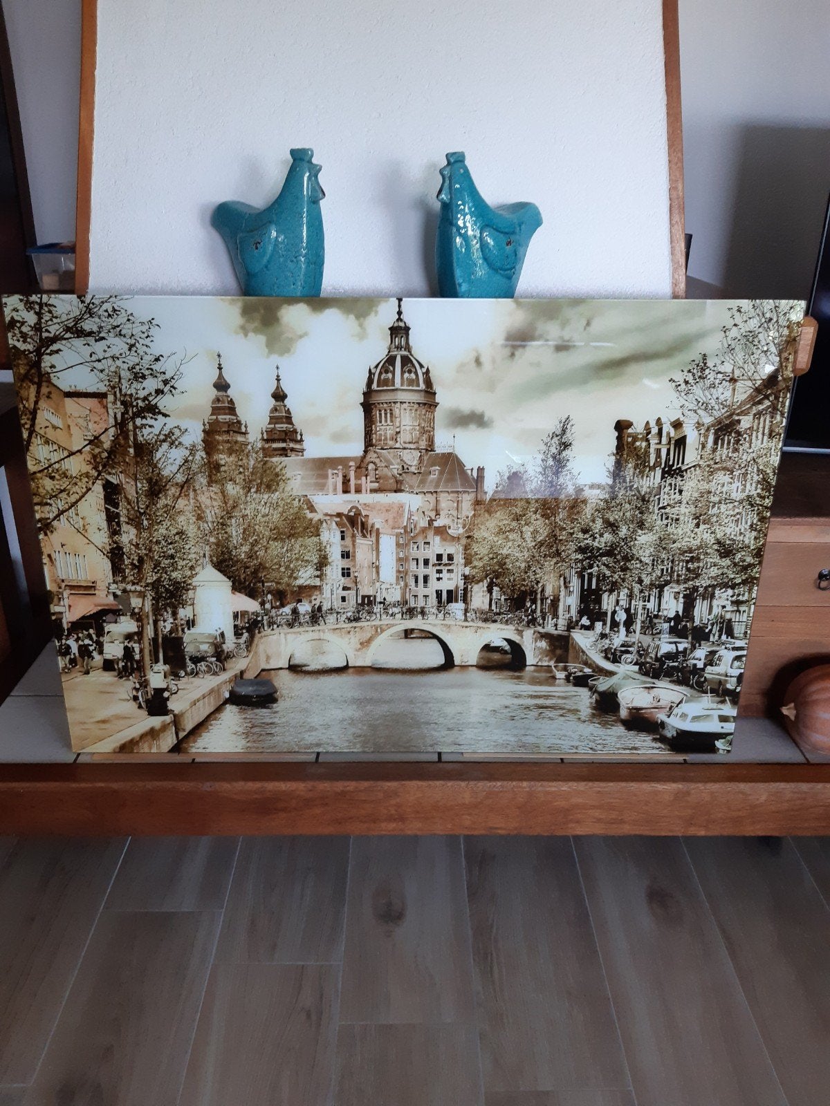 Foto schilderij Amsterdam, Ophalen