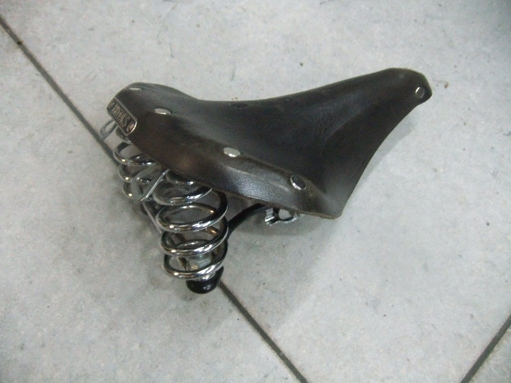brooks fietszadel, Fietsen en Brommers, Gebruikt, Leer, Ophalen of Verzenden, Brooks