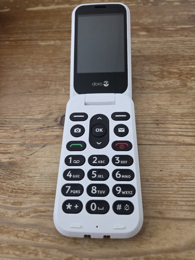 Doro 2820 4G Senioren Klaptelefoon (Compleet), Telecommunicatie, Ophalen, Inklapmodel, Zo goed als nieuw, Zonder simlock