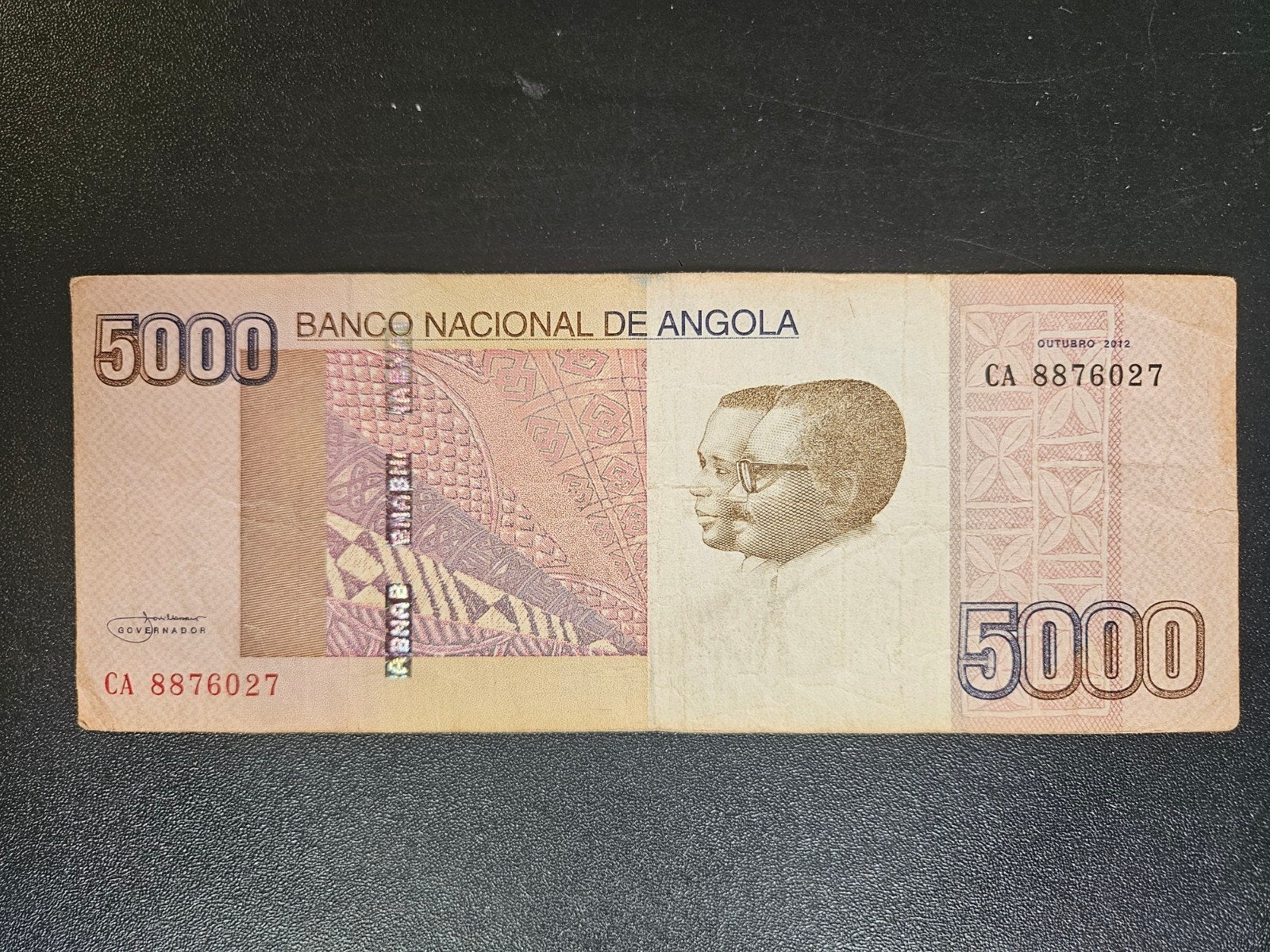 Angola pick 158 2012, Ophalen of Verzenden, Overige landen, Los biljet
