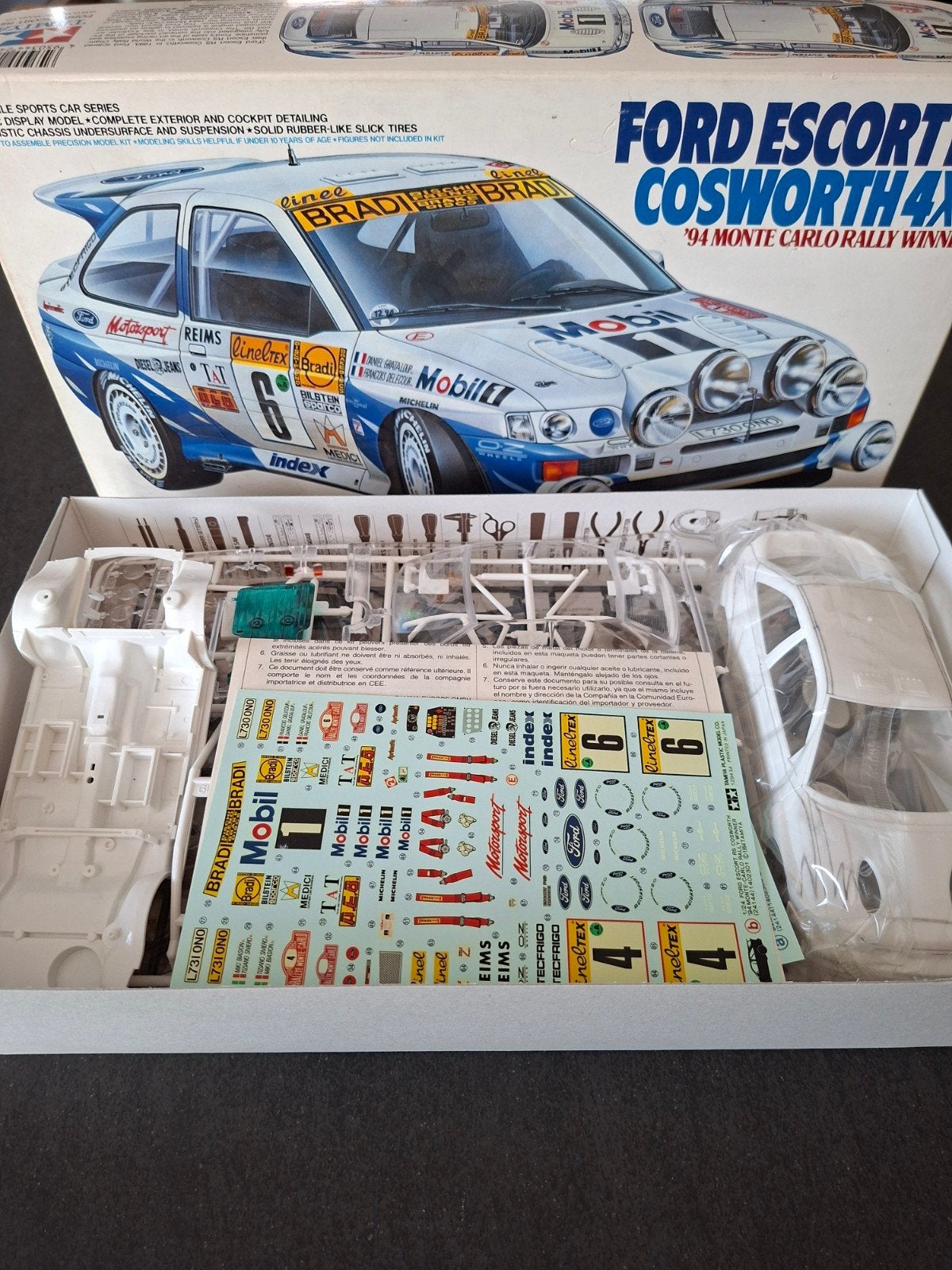 Ford escort RS cosworth *Tamiya, Auto, Groter dan 1:32, Ophalen of Verzenden, Zo goed als nieuw