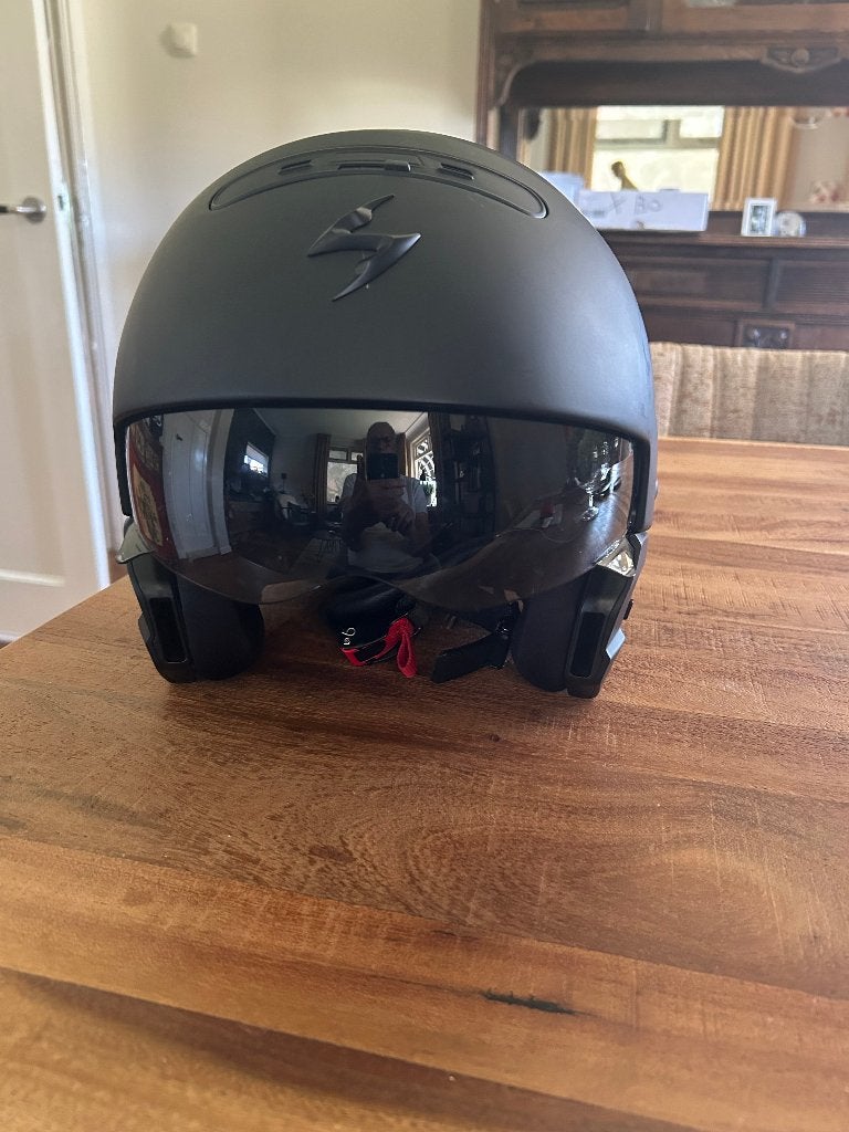 motorhelm Scorpion evo combat jet maat XXL, Motoren, Overige merken, Dames, Jethelm, Ophalen of Verzenden