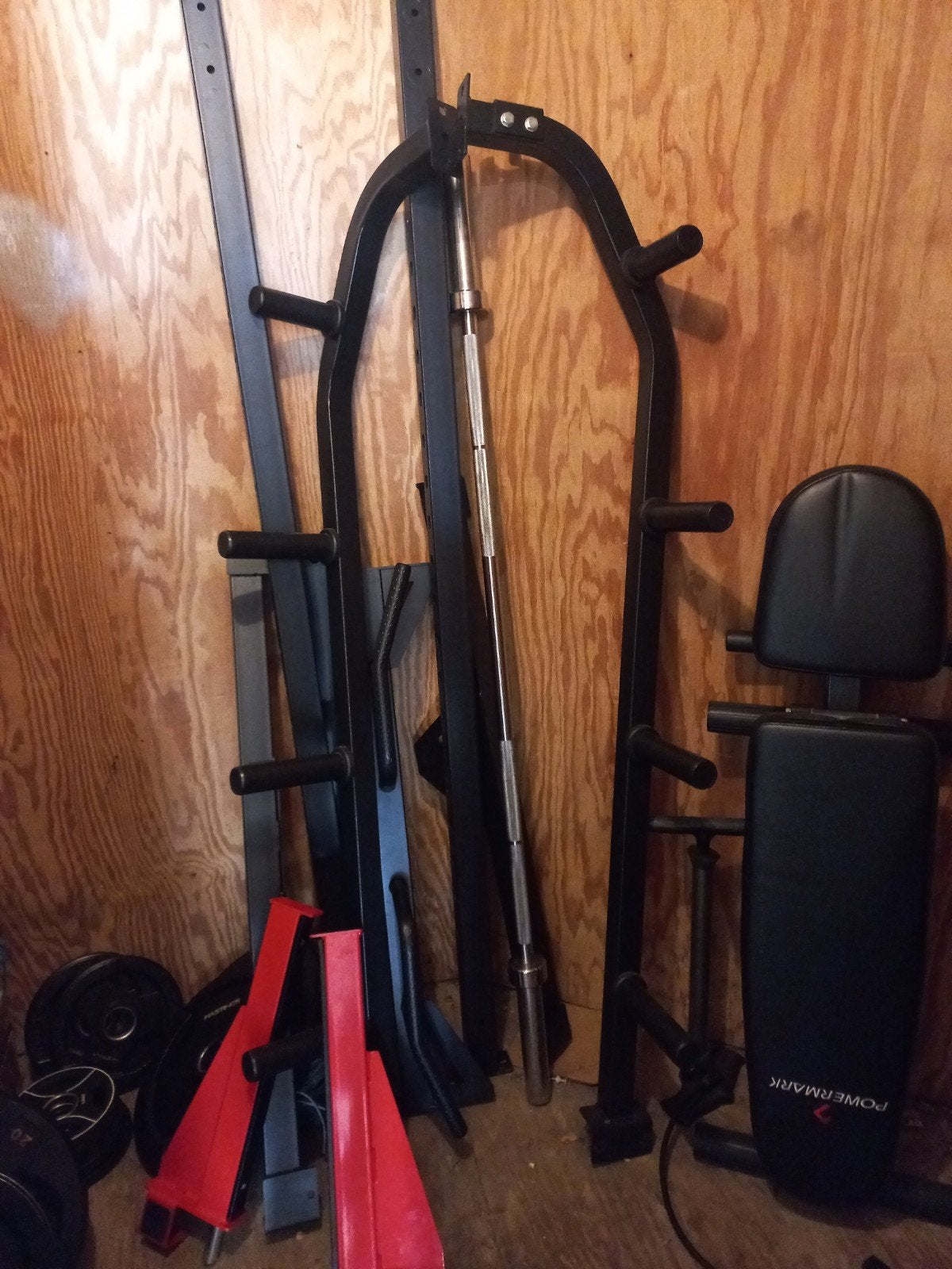 Fitness Squat Rack, multifunctioneel, Ophalen, Zo goed als nieuw, Krachtstation