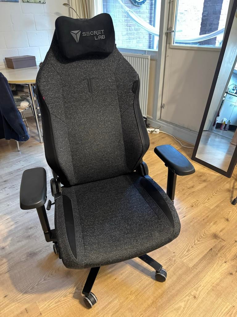 Secretlab Titan Evo 2022 SoftWeave, Huis en Inrichting, Bureaustoelen, Ophalen, Zo goed als nieuw, Grijs, Bureaustoel
