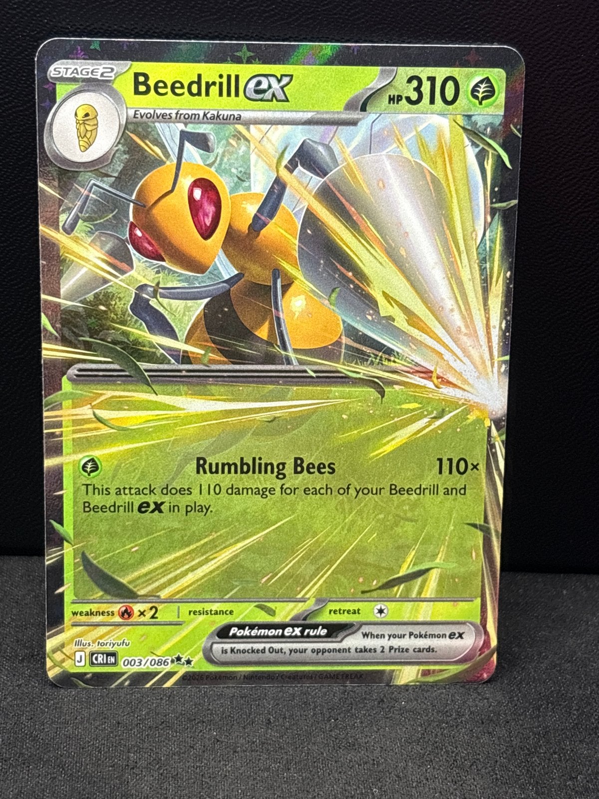 CRI 003 - Beedrill ex, Verzenden, Nieuw, Losse kaart