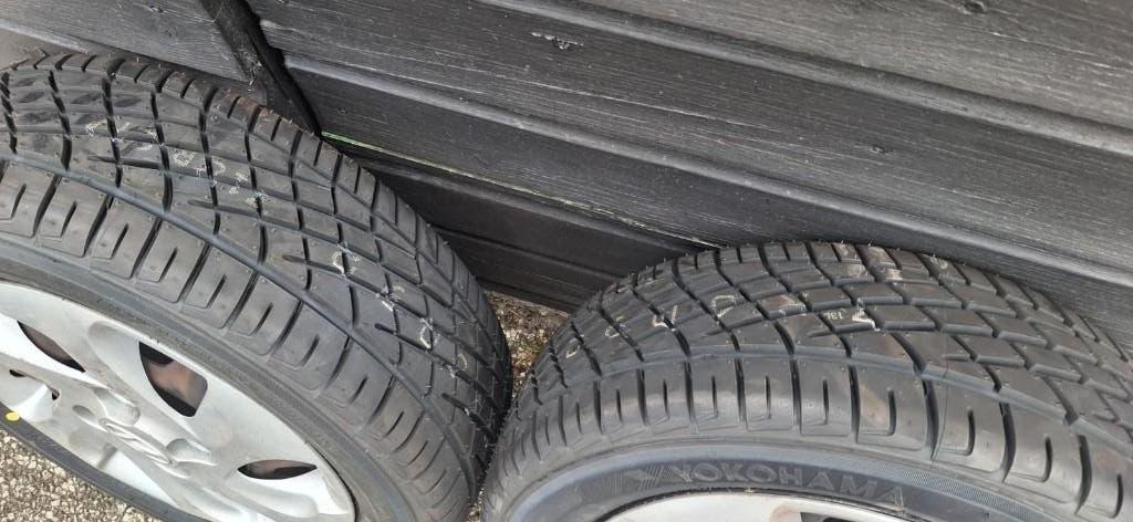 Nieuwe Yokohama banden op velg 175/60 R13 77H, Ophalen, Overige, 13 inch, 175 mm