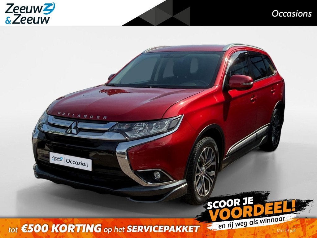 Mitsubishi Outlander 2.0 Executive Edition Trekhaak , electr, Auto's, Mitsubishi, Stof, 4 cilinders, 1435 kg, 7 stoelen