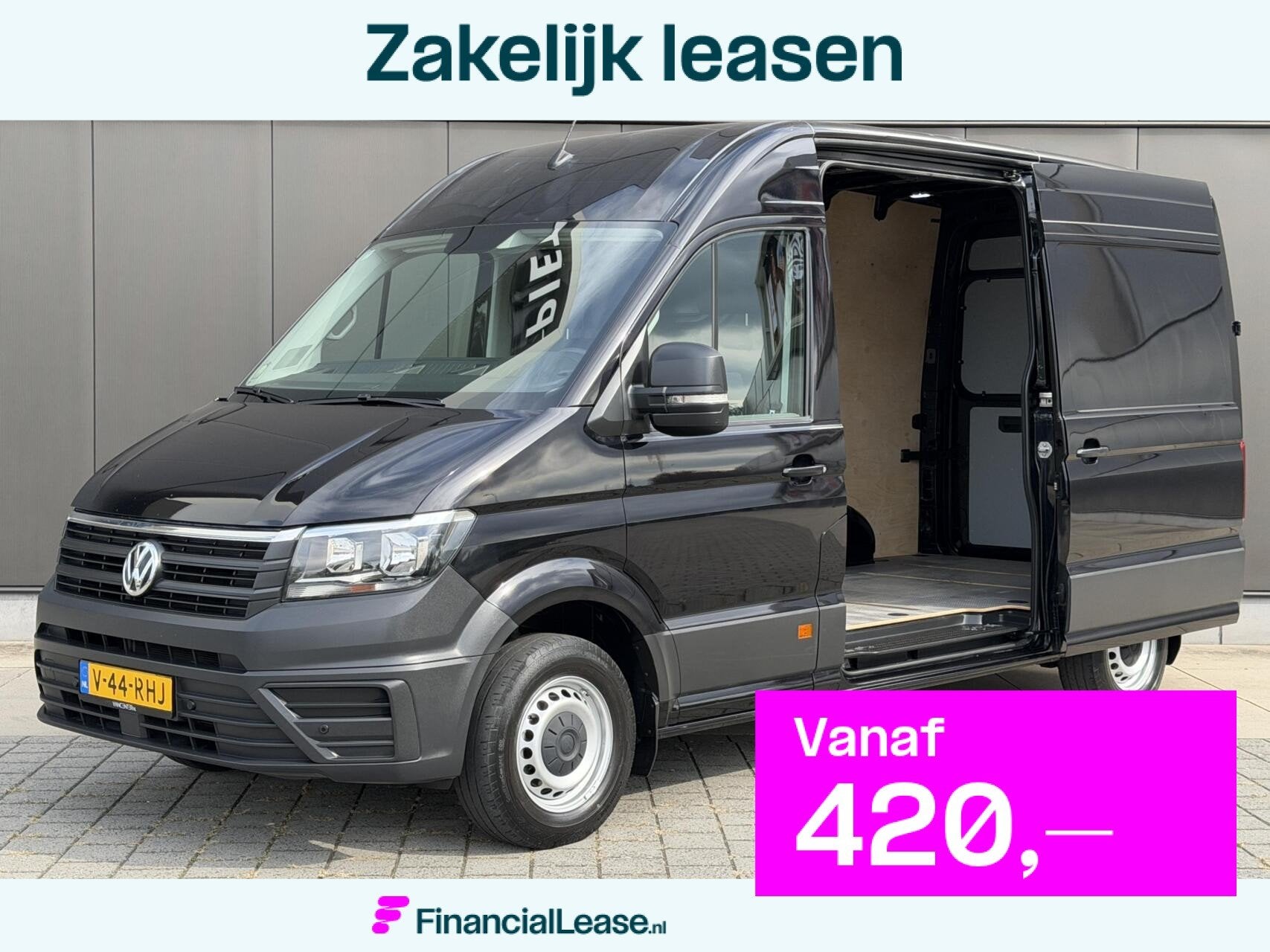 Volkswagen Crafter 2.0 TDI 177PK Automaat L3H3 2x Schuifdeur, Gebruikt, 4 cilinders, Volkswagen, 3000 kg