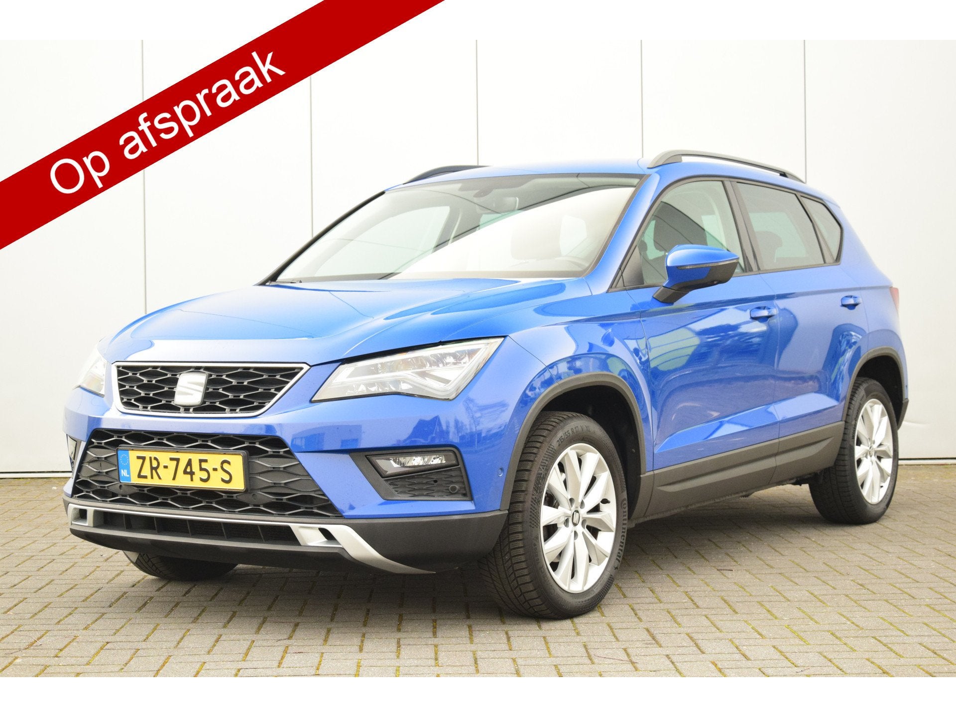 SEAT Ateca 1.0 EcoTSI Style Business Intense Navi/Camera Led, Voorwielaandrijving, Stof, Gebruikt, Blauw