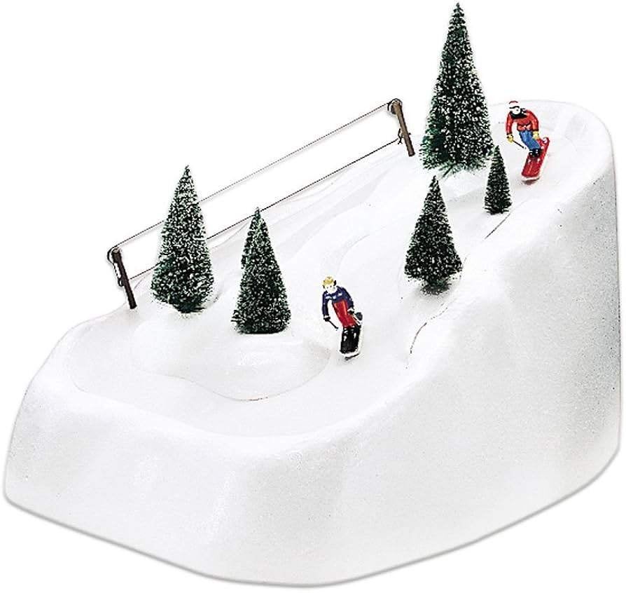 Department 56 Animated Ski Slope (past bij Lemax), Verzenden, Zo goed als nieuw