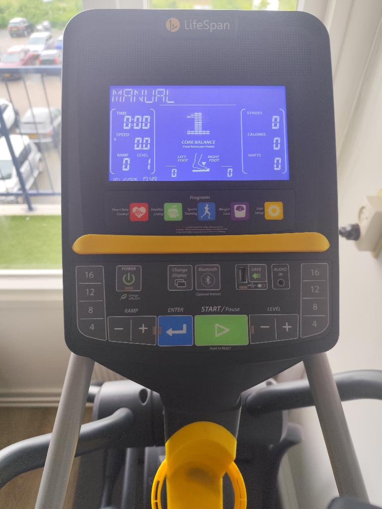 Crosstrainer LifeSpan E3i, Ophalen, Gebruikt, Rug, Crosstrainer
