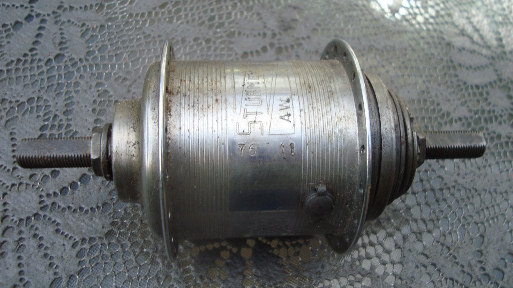 Sturmey Archer versnellingsnaaf AW, Ophalen, Gebruikt, Overige typen, Staal