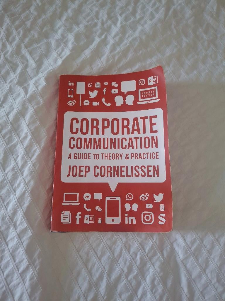 Corporate Communication - Joep Cornelissen, Gelezen, Verzenden, Joep Cornelissen, WO