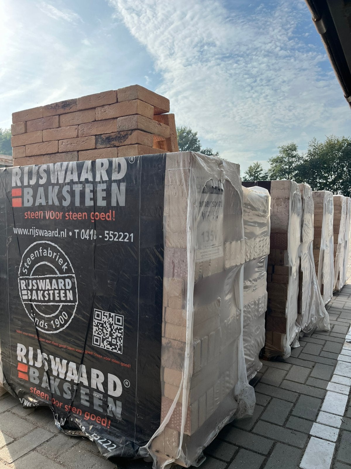 7 pallets gevelstenen waalformaat, Ophalen of Verzenden, Nieuw, Bakstenen