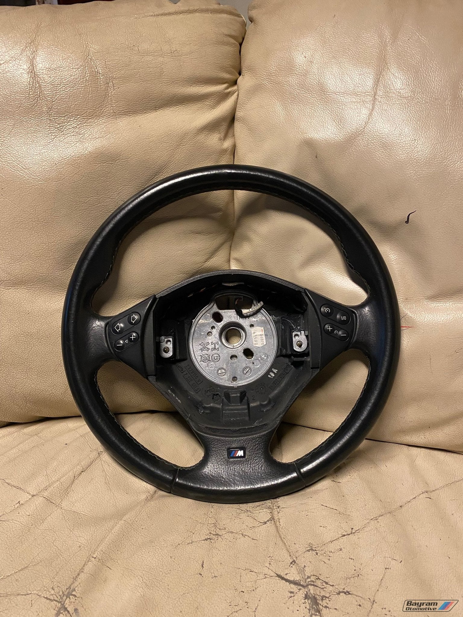 Bmw M5 stuur zwart leder E39 E46 X5 E53 5-serie stuur, Gebruikt, -, -, Ophalen of Verzenden
