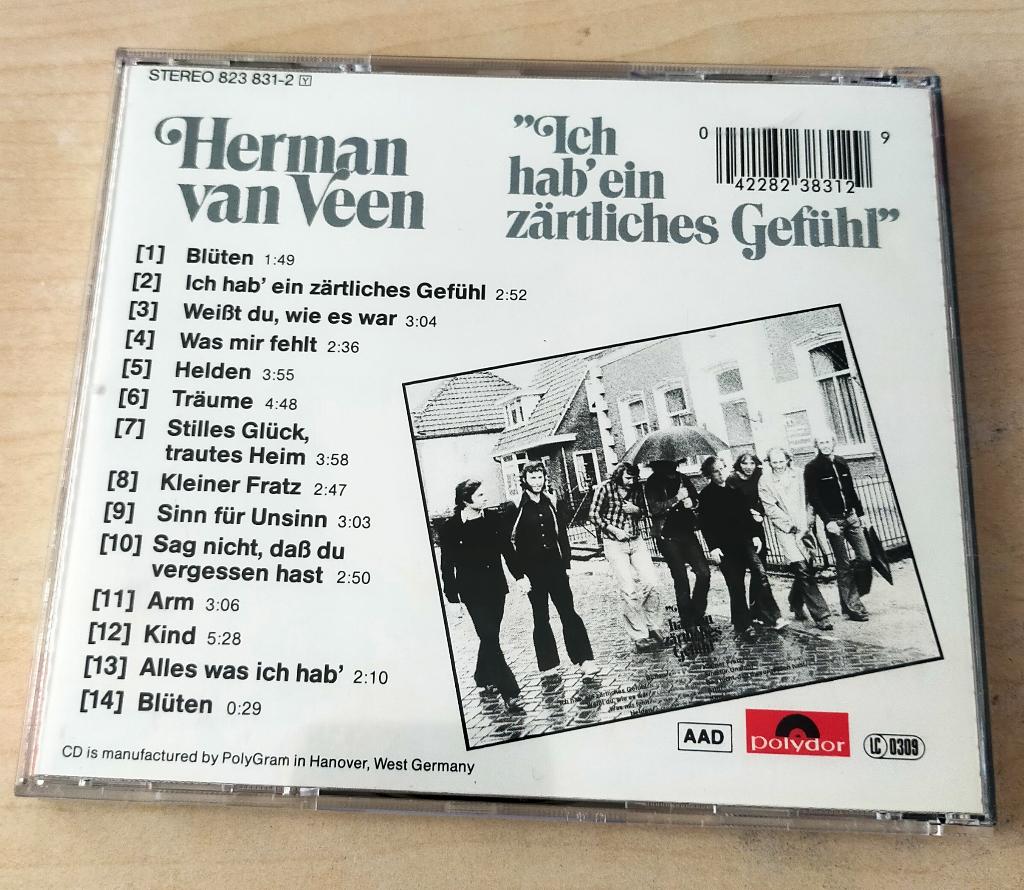 Herman van Veen - Ich Hab' Ein Zartliches Gefuhl CD 1973/9?, Ophalen of Verzenden, Zo goed als nieuw