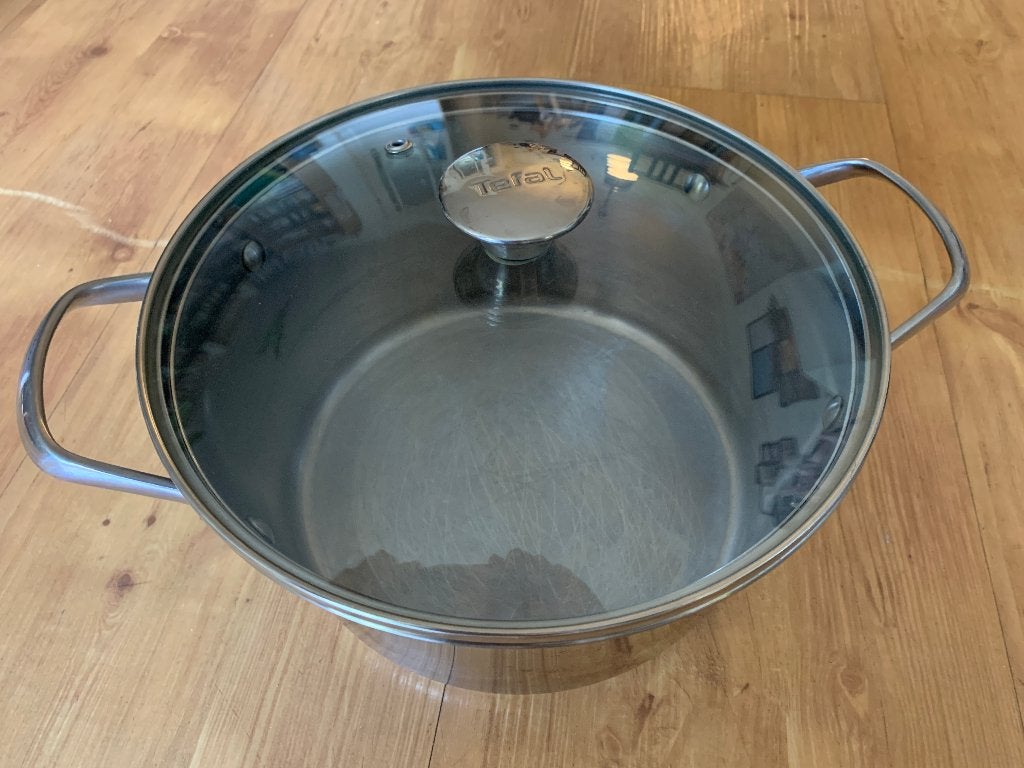 Tefal kookpot met deksel 20cm, Ophalen, Overige materialen, Met deksel, Kookpan