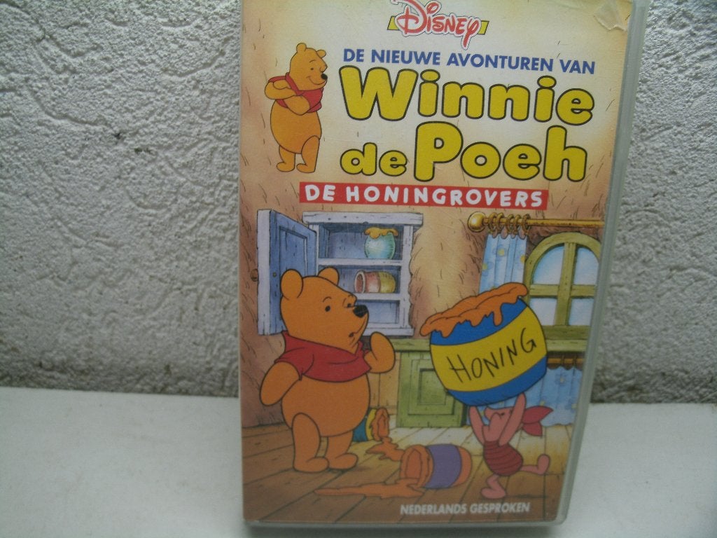 vhs 164a winnie de poeh de honing rovers, Alle leeftijden, Ophalen of Verzenden, Gebruikt