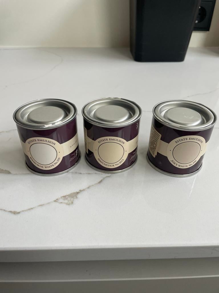 Farrow & Ball Proefpotjes - 7 stuks, Ophalen, Overige kleuren, Nieuw, Verf