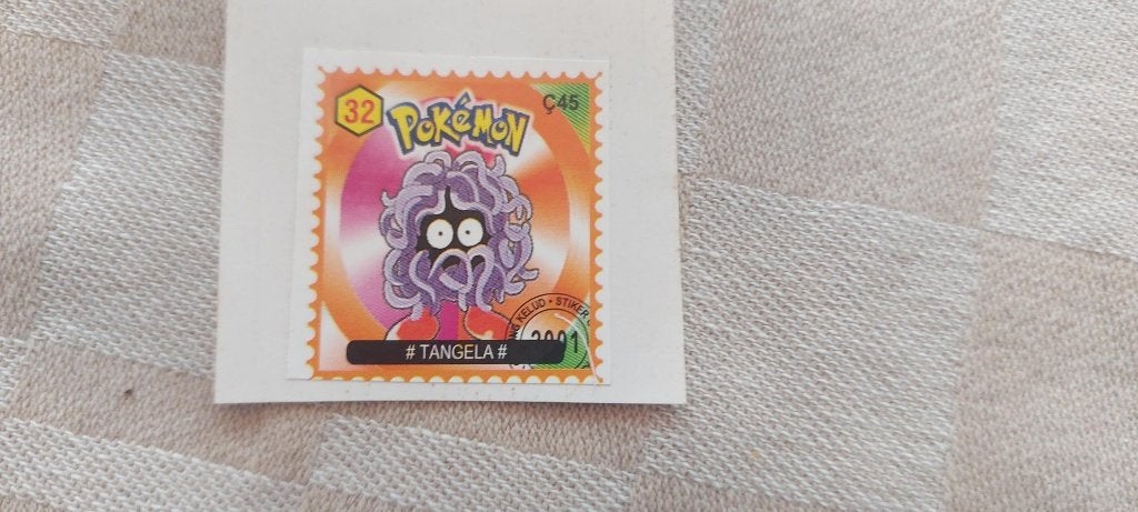 pokemon postzegel zeldzaam gelimiteerd Tangela, Hobby en Vrije tijd, Ophalen of Verzenden, Nieuw, Overige typen