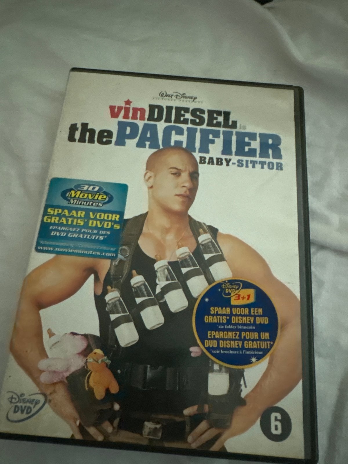 The Pacifier (Vin Diesel) - Disney DVD, Nederlands, Ophalen of Verzenden, Komedie, Vanaf 6 jaar