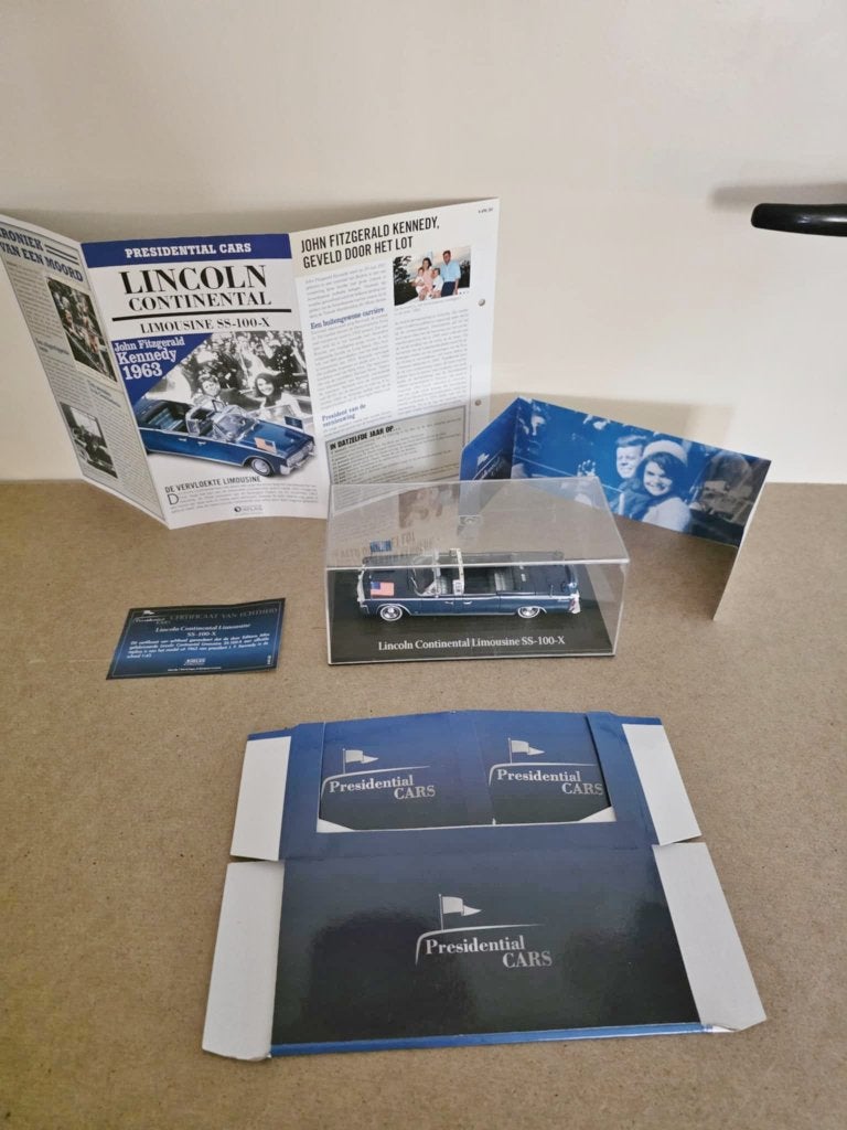 Mintconditie:Lincoln John F.Kennedy,nooit uit box+folders, Ophalen of Verzenden, Nieuw, Auto, Overige merken