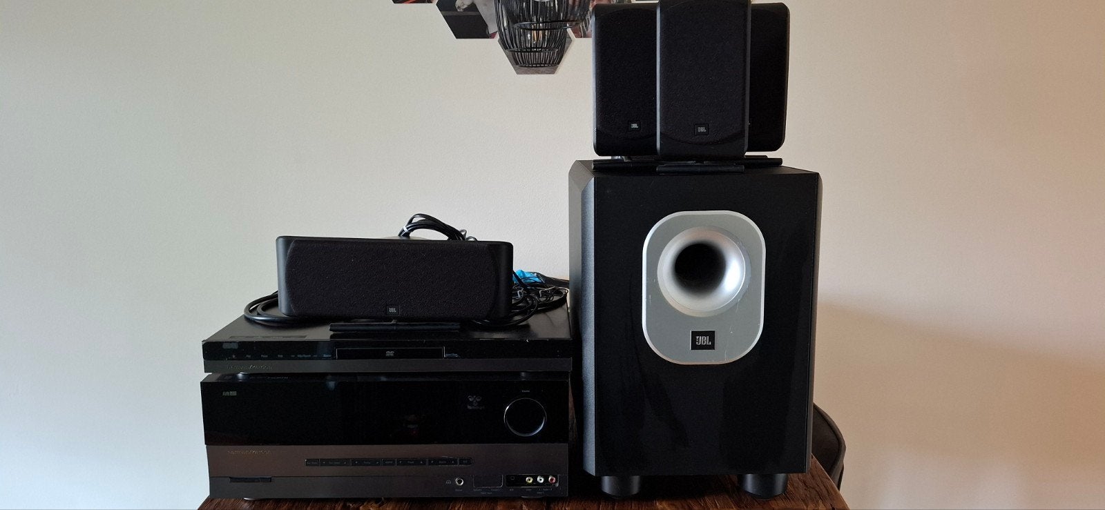 Harman/kardon versterker en dvd speler set, Gebruikt, 120 watt of meer, Ophalen, Overige merken