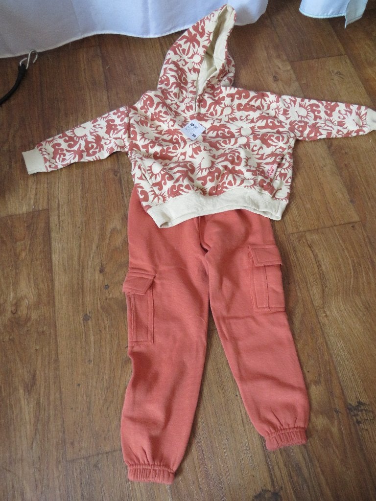 terra broek met hoodie mt 98 104 Zeeman, Zeeman, Meisje, Nieuw, Ophalen of Verzenden