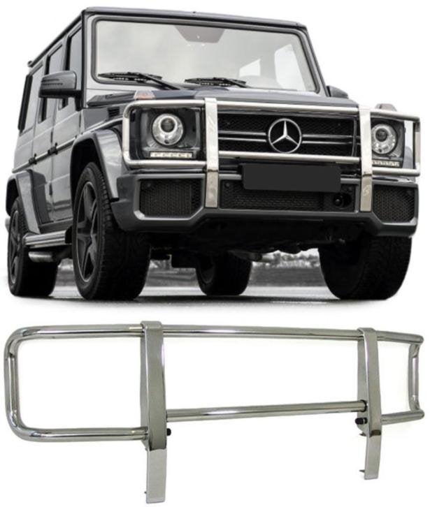 Mercedes G63/G65 AMG bullbar chr/zw NIEUW !!!!!!!!!!!!!!!!, Auto-onderdelen, Mercedes-Benz, Nieuw, Jan Sangerslaan 16, MBG