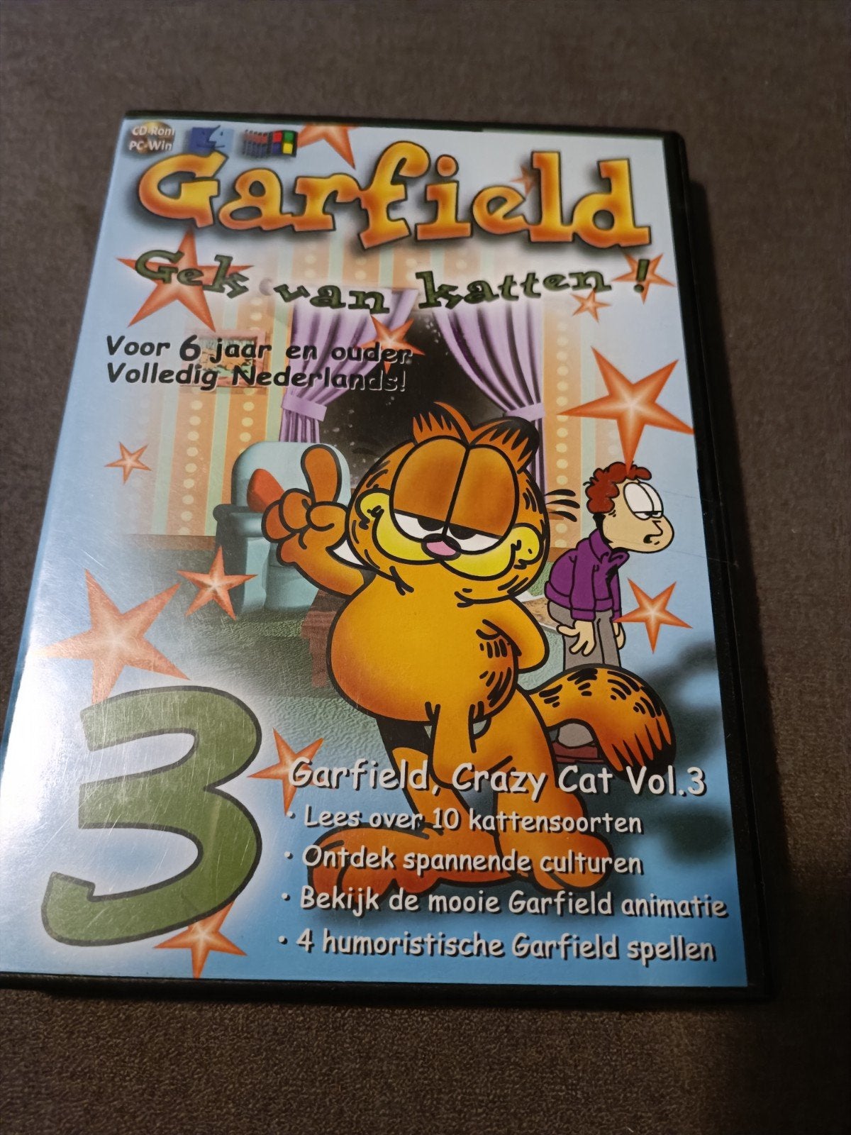 Garfield crazy cat 3 - dvd, Alle leeftijden, Ophalen of Verzenden, Zo goed als nieuw, Amerikaans