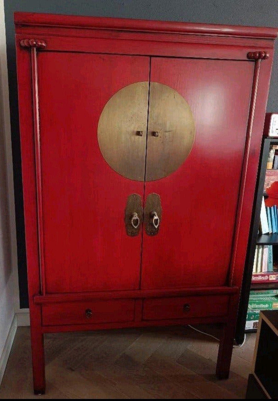Chinese oriëntaalse bruidskast (bijna nieuw). Past veel in, Ophalen