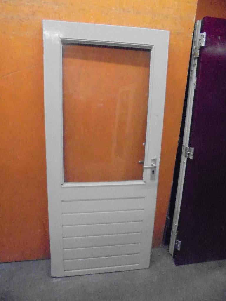 Diverse schuurdeuren / buitendeuren, ca. 88 x 201,5, Ophalen, 80 tot 100 cm, 200 tot 215 cm, Glas