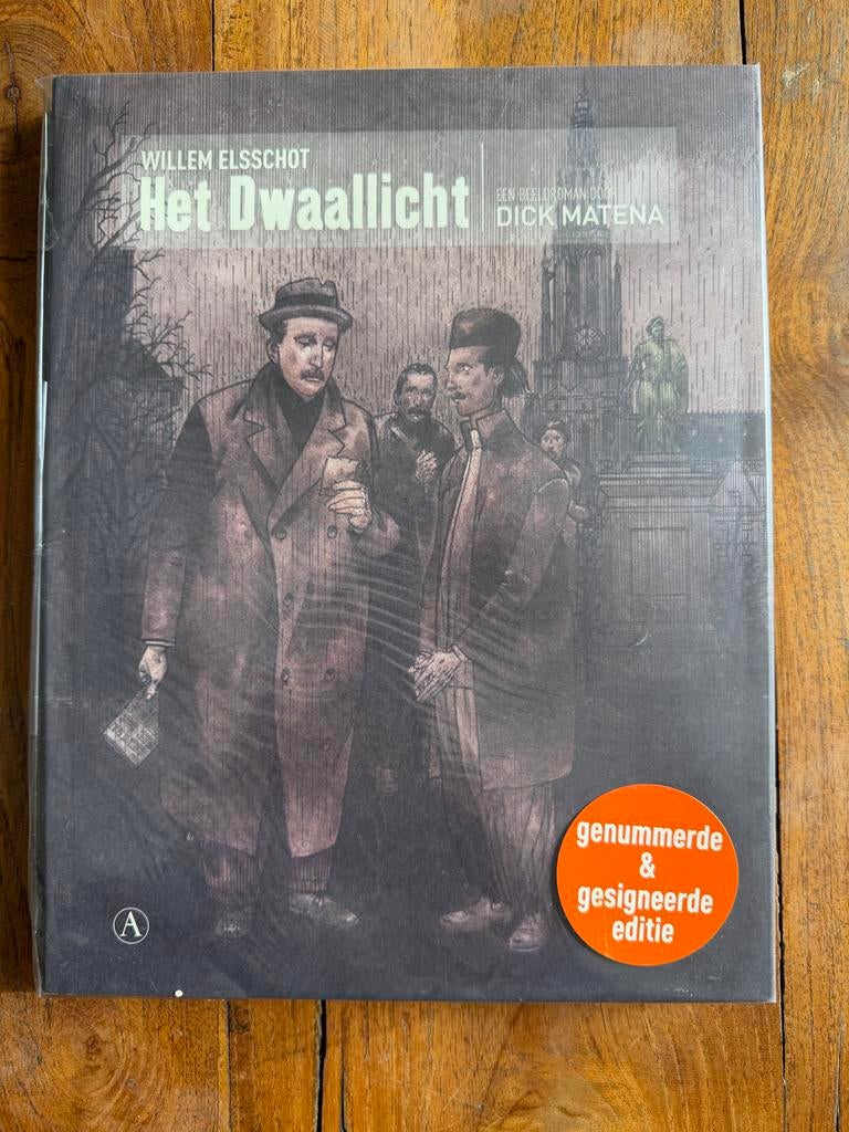 Het Dwaallicht - Dick Matena, genummerde/gesigneerde editie, Boeken, Eén stripboek, Ophalen of Verzenden, Gelezen