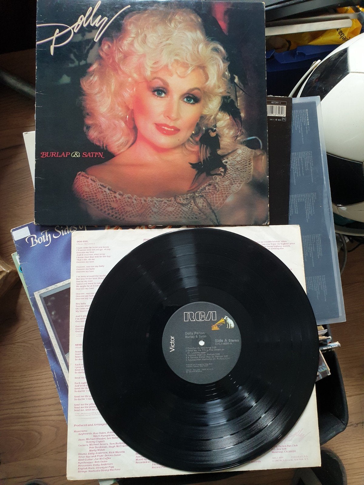 Dolly Parton lp burlap & satin, Ophalen of Verzenden, LP