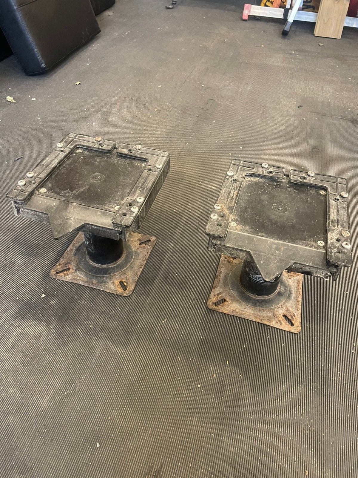 2x Springfield Economy 7” bootstoel pedestal, Watersport en Boten, Bootonderdelen, Ophalen, Gebruikt
