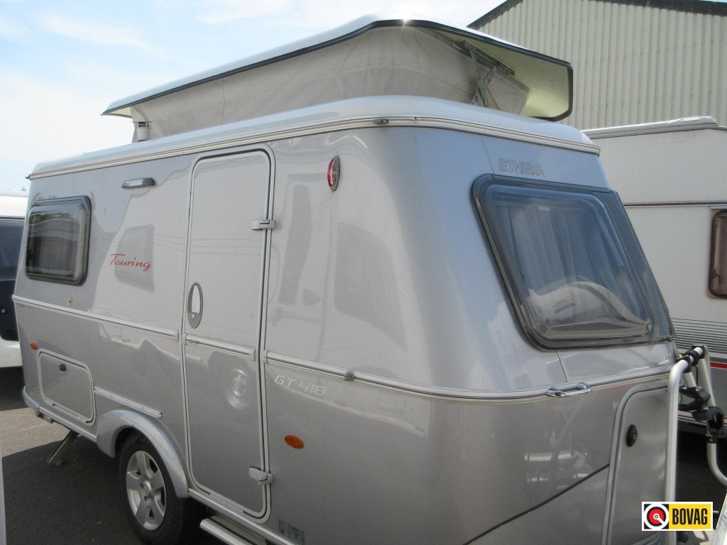 Eriba Triton 418 GT + Unico Bologna voortent, Caravans en Kamperen, Treinzit, Tot en met 3, Eriba, Koelkast