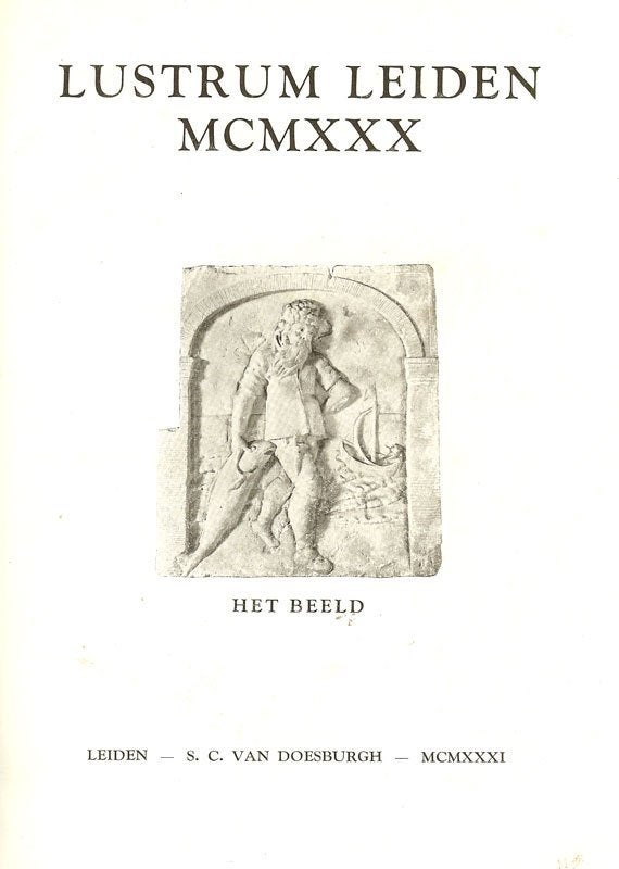 J.R. van Blom & C.J.J.G. Vosmaer - LUSTRUM LEIDEN, Antiek en Kunst, Ophalen of Verzenden