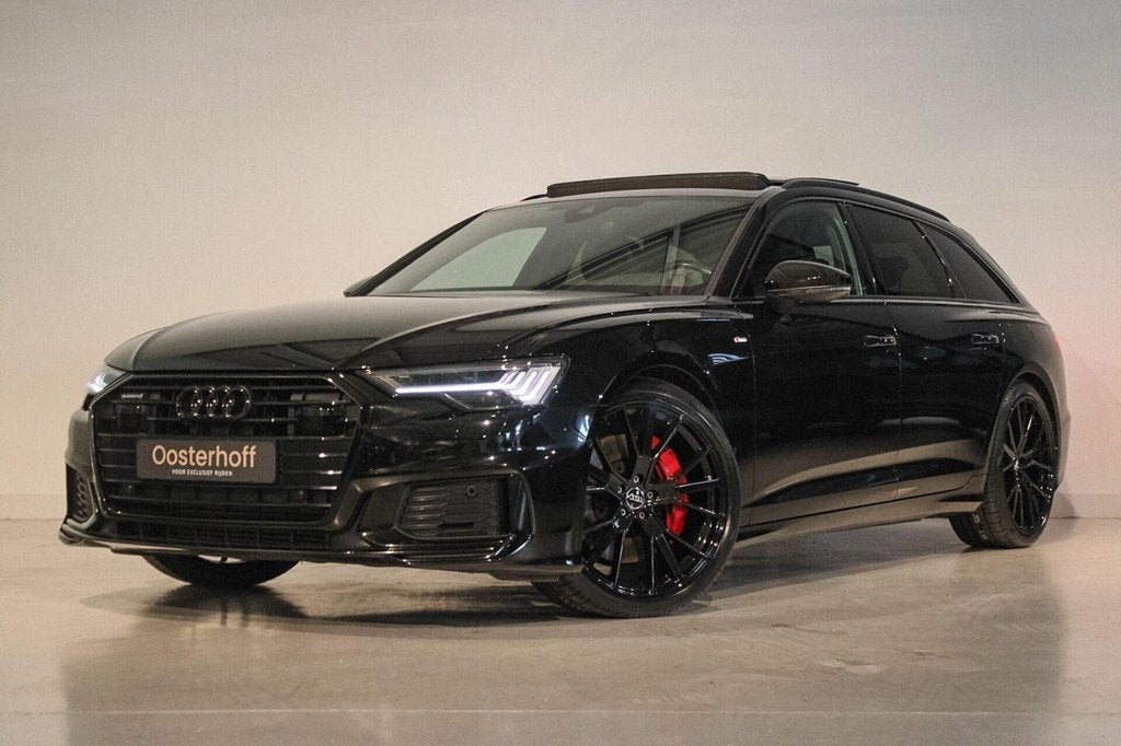 Audi A6 Avant 55 TFSI e quattro Competition PANO | B&O, Automaat, Gebruikt, Zwart, 4 cilinders