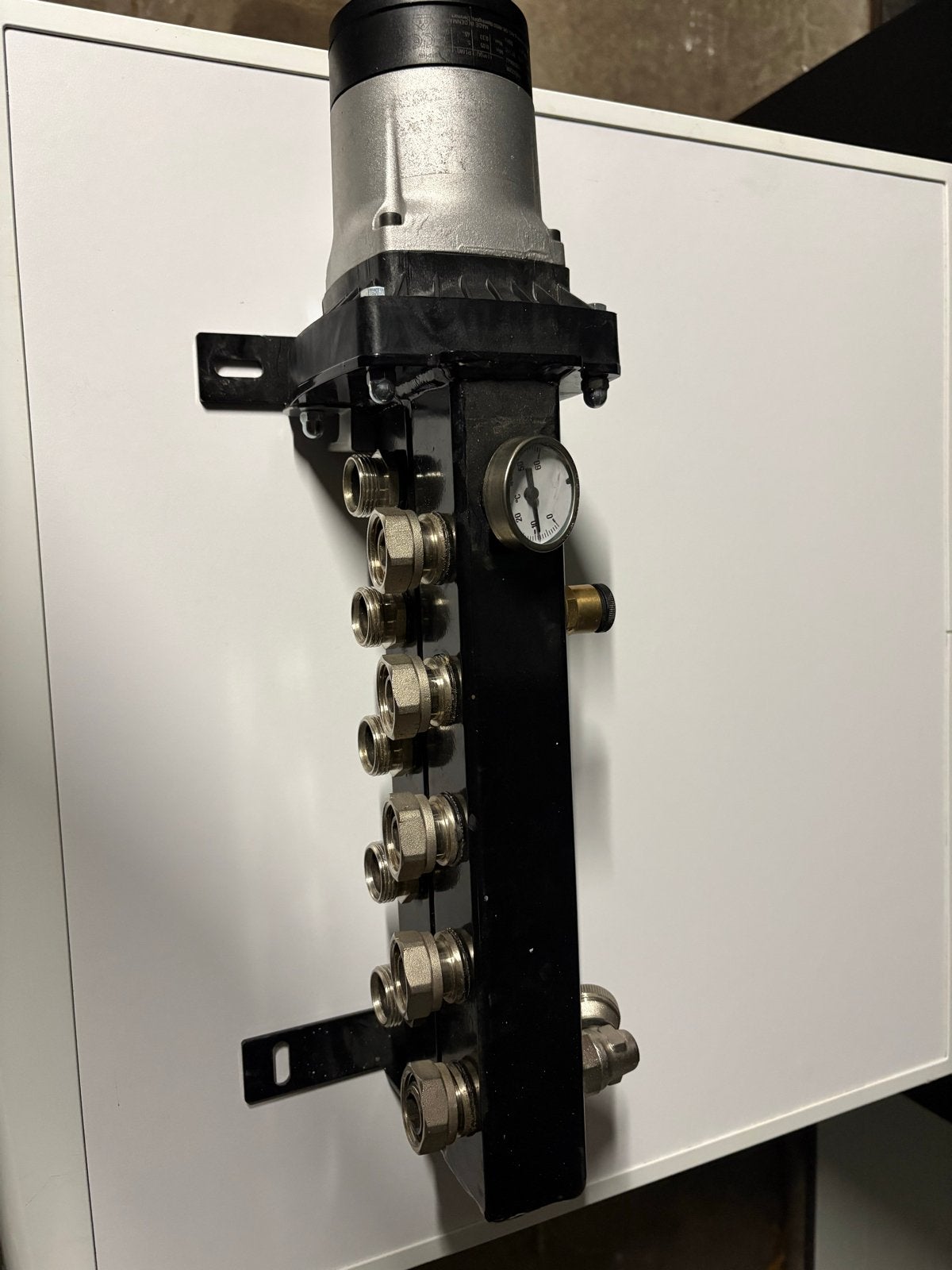Vloerverwarming verdeler 5 groepen met Grundfos Alpha 2L pom, Ophalen of Verzenden, Gebruikt, Overige typen