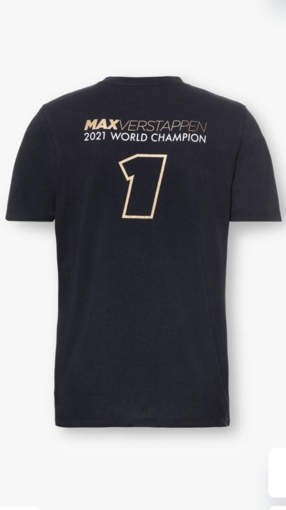 ✅ Max Verstappen MAAT XL World Champion T-shirt 2021 RB16B, Ophalen of Verzenden, Nieuw, Formule 1