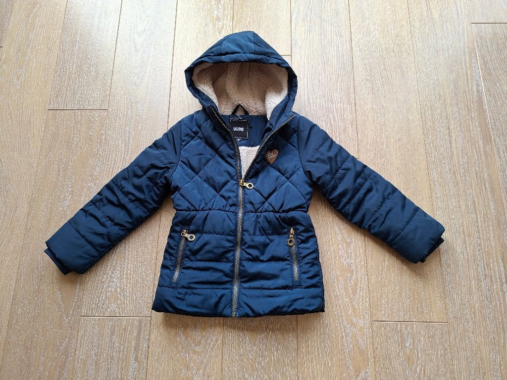 Winterjas meisjes maat 110/116, Ophalen, Meisje, Terstal, Zo goed als nieuw