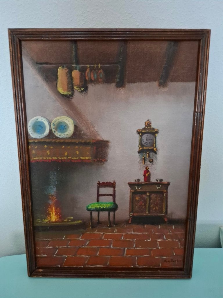 3 schilderijtjes G.v. Berkel, Ophalen of Verzenden, Minder dan 50 cm, Schilderij, Minder dan 50 cm