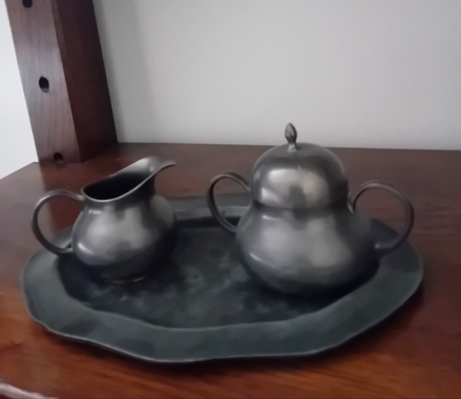 Diverse collectie tinnen decoratie en servies, Antiek en Kunst, Antiek | Tin, Ophalen of Verzenden