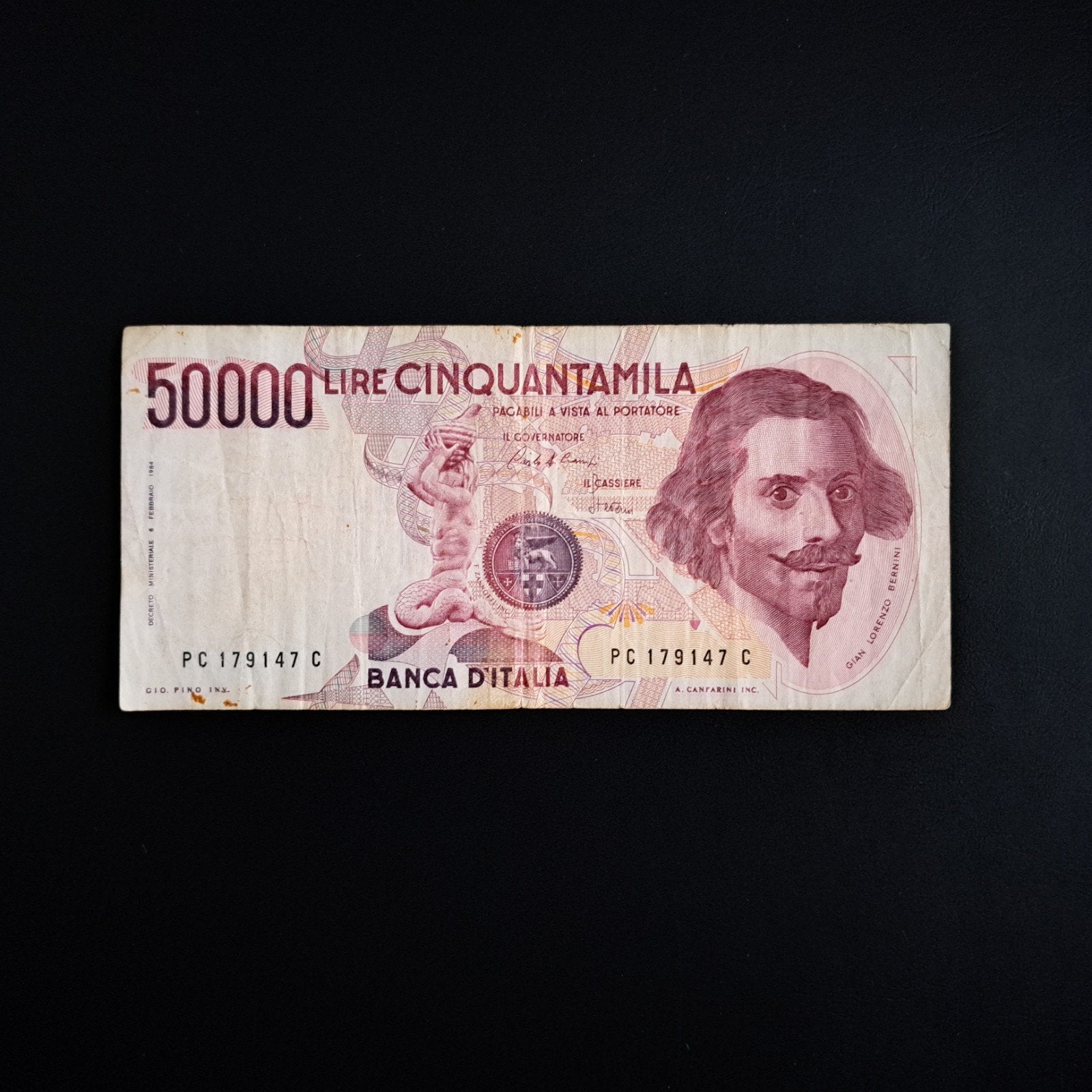 50000 lira Italië #066, Verzenden, Italië, Los biljet