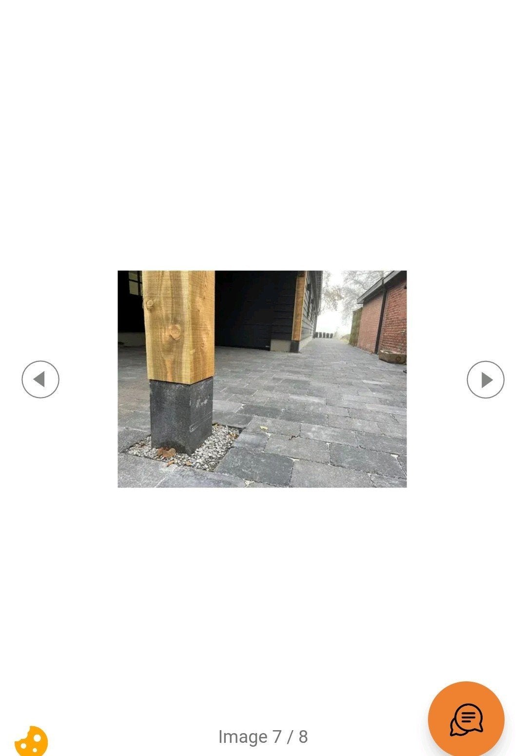 Betonpoer Antraciet 20x20x60 cm met hoogteverstelling, Doe-het-zelf en Verbouw, Overige Doe-het-zelf en Verbouw, Ophalen, Nieuw